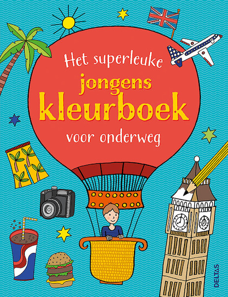 Het superleuke jongenskleurboek voor onderweg - (ISBN 9789044757552)