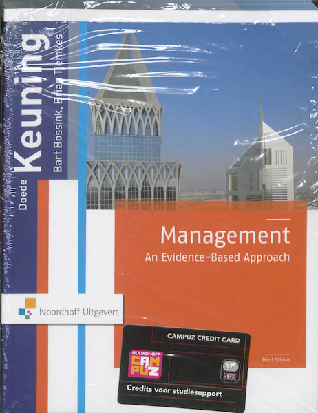 Management an evidence-based approach 11 - Doede Keuning, Bart Bossink, Brian Tjemkes (ISBN 9789001703820)