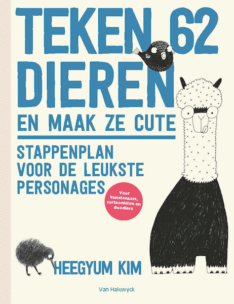 Teken 62 dieren en maak ze cute - Kim Heeguym (ISBN 9789463831444)