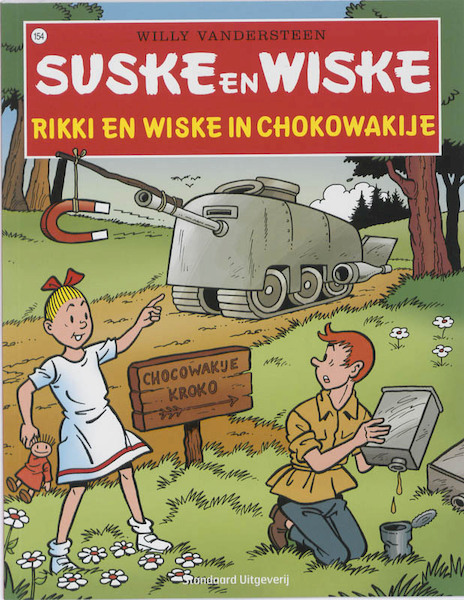 Suske en Wiske 154 Rikki/wiske in Chocowakije - Willy van der Vandersteen (ISBN 9789002242076)