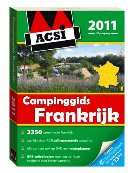 ACSI Campinggids Frankrijk 2011 + dvd-rom - (ISBN 9789079756261)