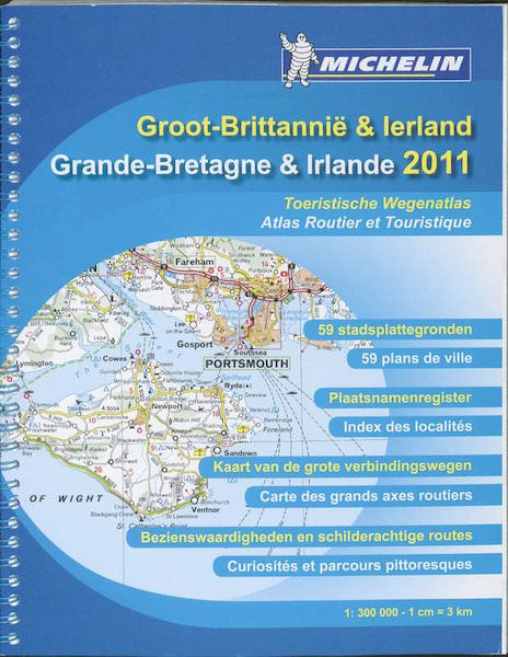 Michelin atlas Groot-Brittannie & Ierland 2011 - (ISBN 9782067155589)