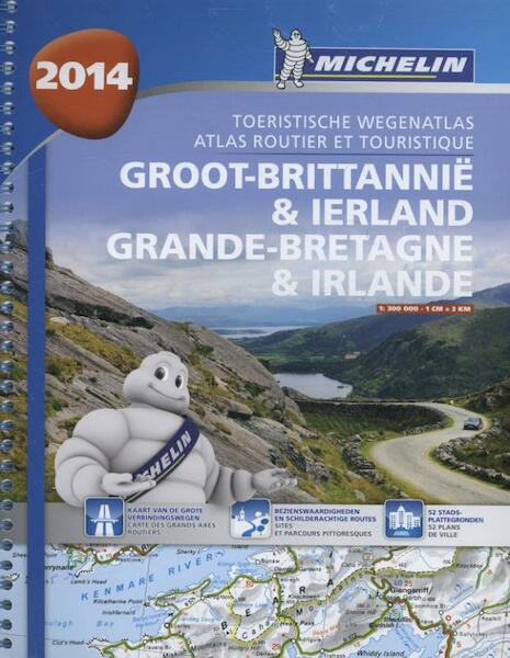 Atlas Michelin Groot Brittannië & Ierland 2014 - (ISBN 9782067184930)