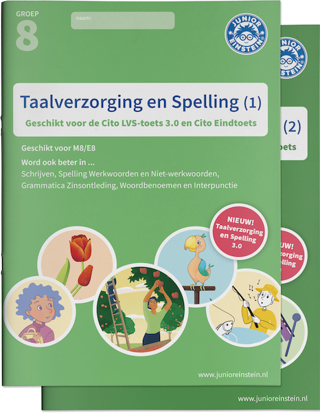 Taalverzorging en Spelling Cito Oefenboeken Set Deel 1 en 2 - (ISBN 9789493128095)