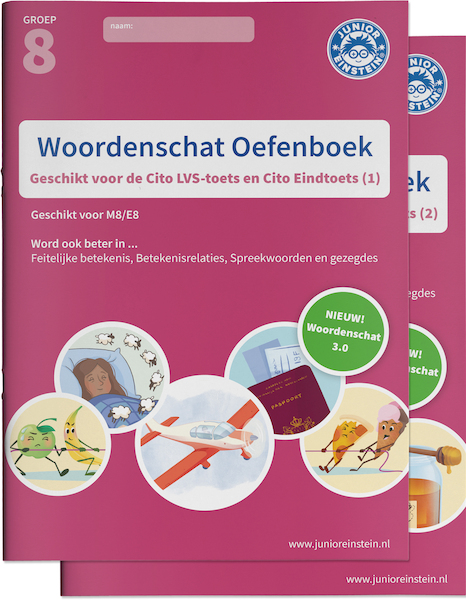 Woordenschat Oefenboeken set deel 1 en 2 - (ISBN 9789493128361)