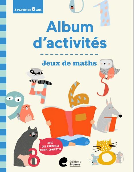 Album d'activités: Jeux de maths - 8+ - (ISBN 9789464450538)