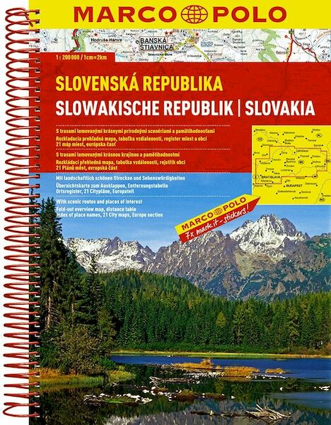 MARCO POLO Reiseatlas Slowakische Republik 1 : 200.000 - (ISBN 9783829737142)