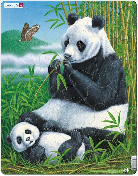 Larsen puzzel - Panda - D5 - (ISBN 7023850208054)
