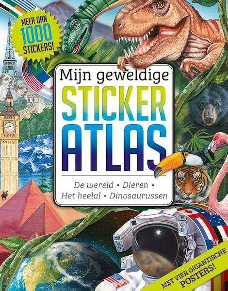Mijn geweldige stickeratlas - (ISBN 9789045321998)