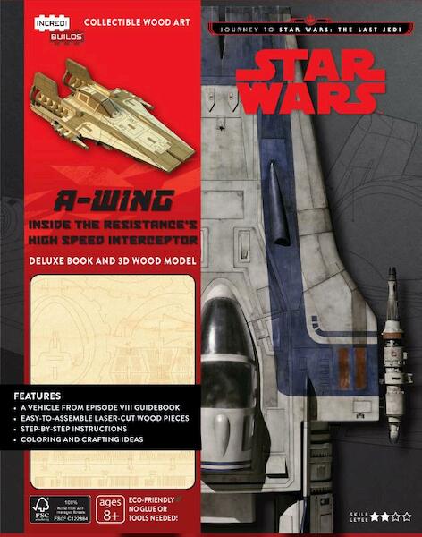 A-wing Deluxe Boek met houtmodel - Star Wars (ISBN 9789047624271)