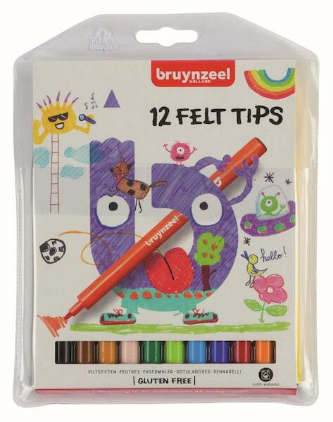 Bruynzeel Kids 12 viltstiften - (ISBN 8712079420949)