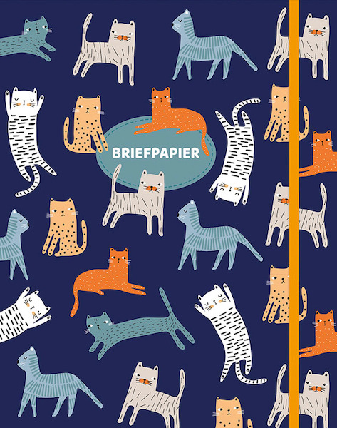 Briefpapier katten - (ISBN 9789044754537)
