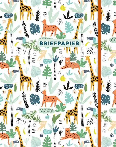 Briefpapier safari - (ISBN 9789044754544)