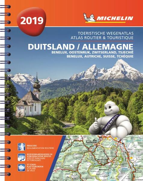 ATLAS MICHELIN DUITSLAND, OOSTENRIJK, ZWITSERLAND 2019 - (ISBN 9782067237049)