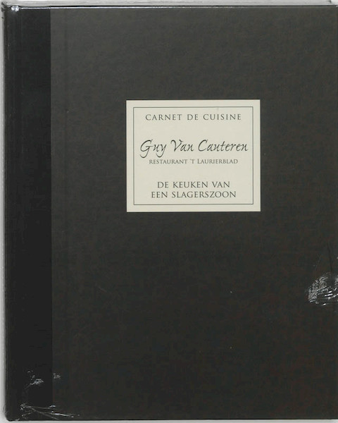 Carnet de cuisine - G. Van Cauteren, J. van Hemeledonck (ISBN 9789020965780)