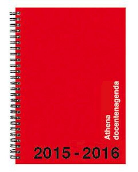 Athena Docentenagenda A4 2015-2016 - (ISBN 8716951244838)