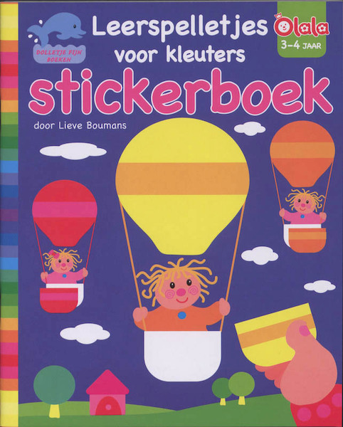 Leerspelletjes kleuters stickerboek 3-4 jaar - (ISBN 9789088460340)