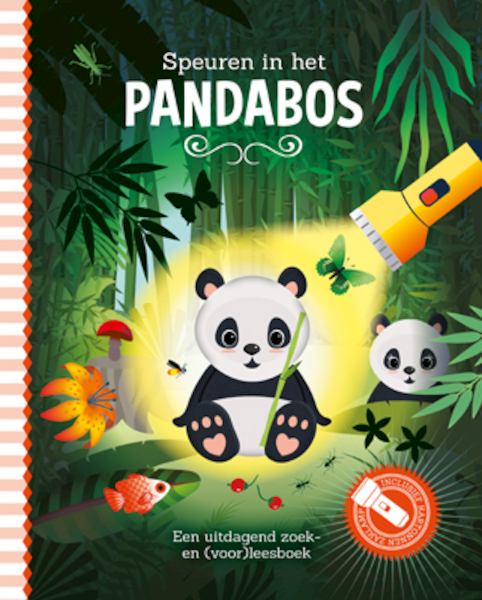Speuren in het pandabos + kartonnen zaklamp - Sandra C. Hessels (ISBN 9789463540209)