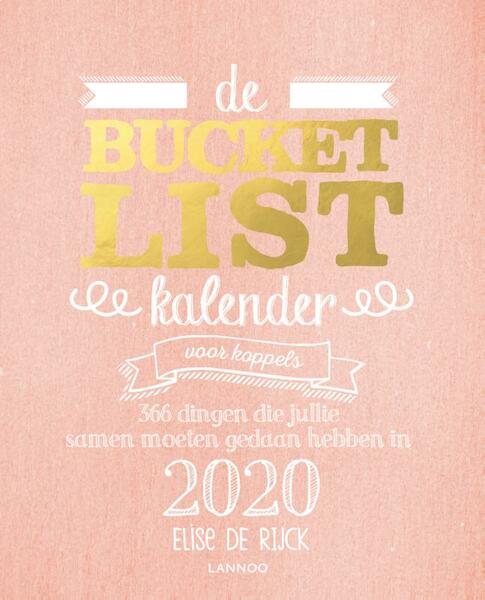 De bucketlistkalender voor koppels 2020 - Elise de Rijck (ISBN 9789401459310)