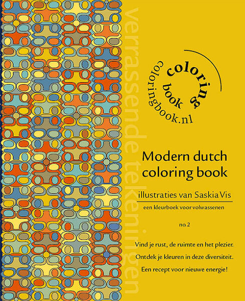 Modern dutch coloring book - Saskia Vis (ISBN 9789082533712)