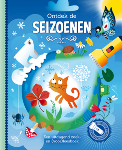 Ontdek de seizoenen + kartonnen zaklamp - (ISBN 9789463543071)