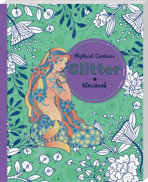 GLITTER KLEURBOEK MYTHICAL CREATURES - (ISBN 8712048321888)