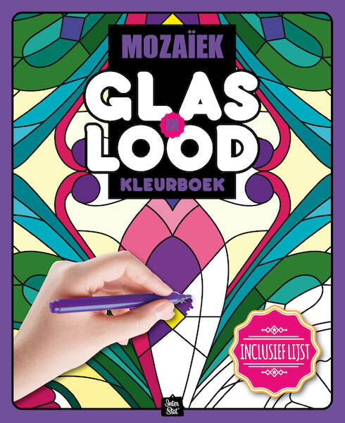 Glas in lood kleurboek Mozaiek - (ISBN 8712048321949)