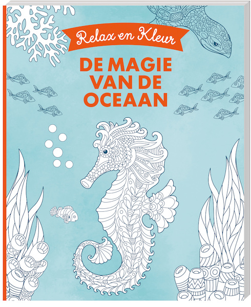 Kleuboeken Relax en Kleur - De magie van de oceaan - Interstat (ISBN 9789464324679)