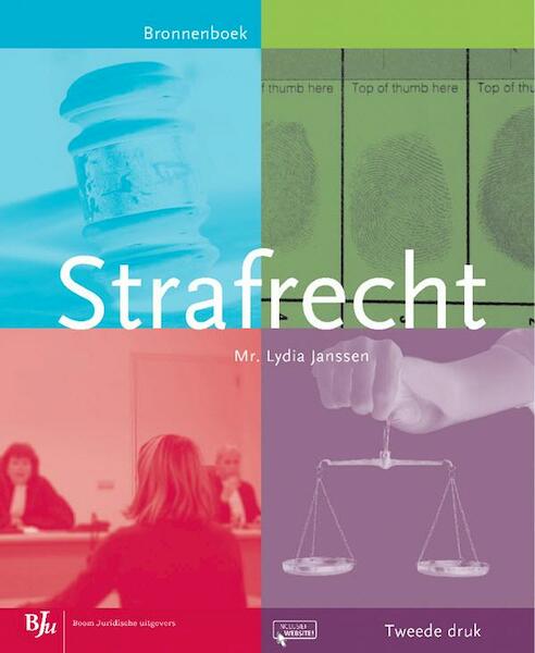 Strafrecht / bronnenboek - Lydia Janssen (ISBN 9789460947216)