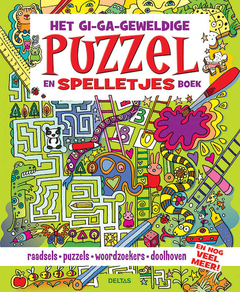 Het gi-ga-geweldige puzzel- en spelletjesboek - Lisa REGAN (ISBN 9789044755015)