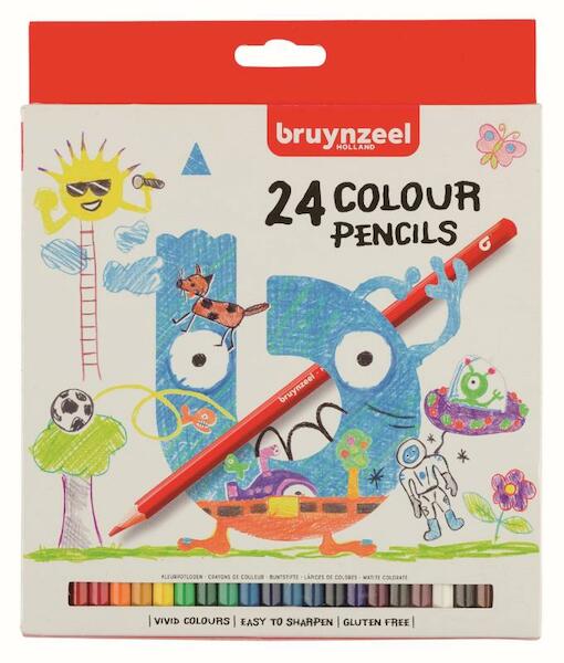 Bruynzeel Kids 24 kleurpotloden - (ISBN 8712079421021)