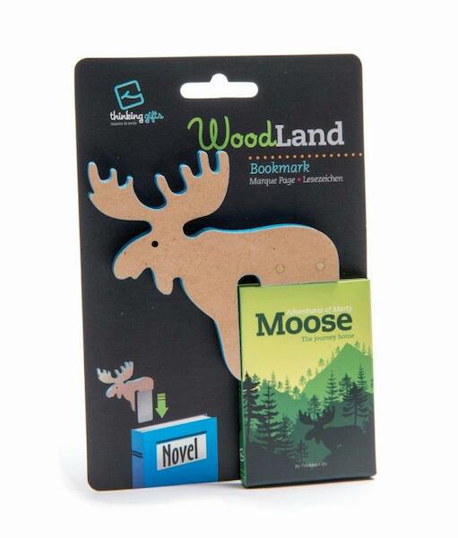 Woodland Animal Bookmark Moose - (ISBN 5060213016040)
