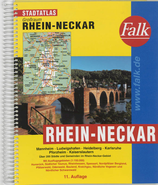 Rhein-Neckar kaartboek - (ISBN 9783827905123)