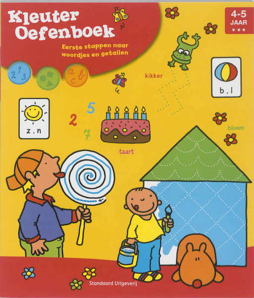 Kleuter oefen woordjes getallen 4-5 jaar - Annemie Bosmans (ISBN 9789002244254)