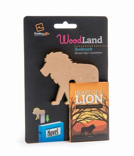 Woodland Animal Bookmark Lion - (ISBN 5060213016033)