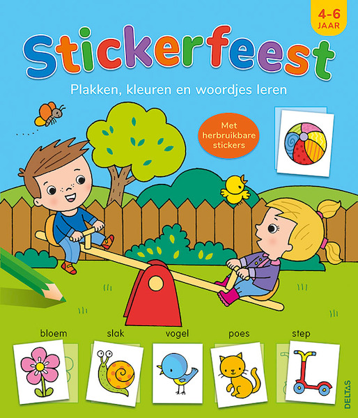 Stickerfeest (4-6 j.) - (ISBN 9789044754186)