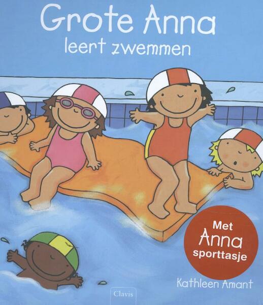 Grote Anna leert zwemmen. Boek met sporttasje - Kathleen Amant (ISBN 9789044833874)