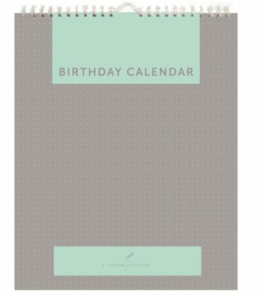 Birthday calender Auteur: A-Journal - (ISBN 8719497166961)
