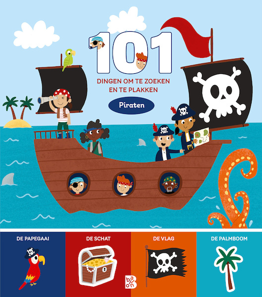 101 dingen om te zoeken en te plakken: Piraten - (ISBN 9789403229669)