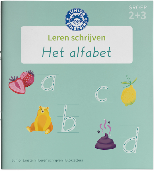 Leren schrijven - Het alfabet in blokletters - (ISBN 9789492265692)
