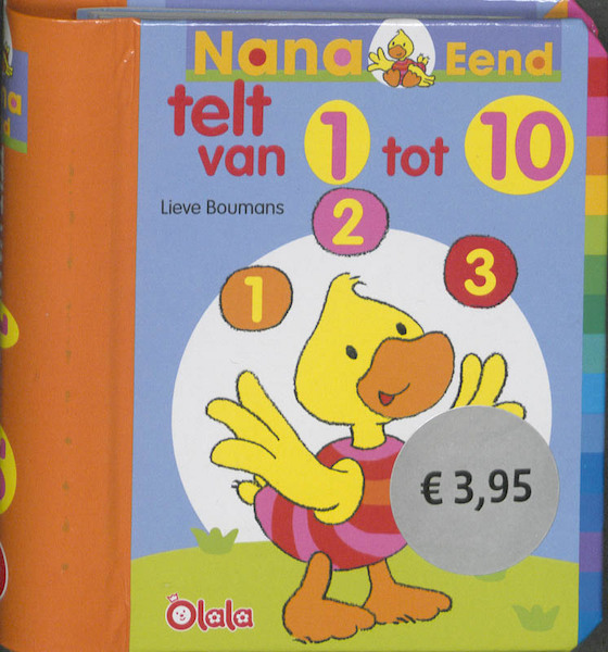 Nana eend telt van 1 tot 10 - Lieve Boumans (ISBN 9789088461477)