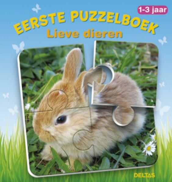 Eerste puzzelboek Lieve dieren 1-3 jaar - (ISBN 9789044729610)