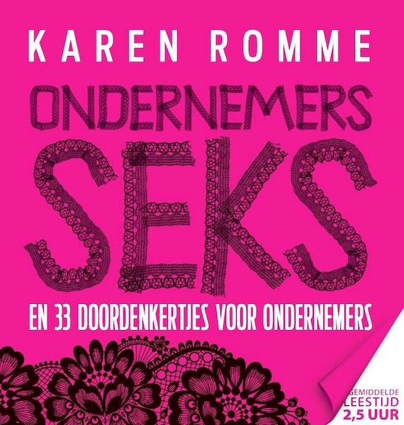 Ondernemersseks - Karen Romme (ISBN 9789079826148)