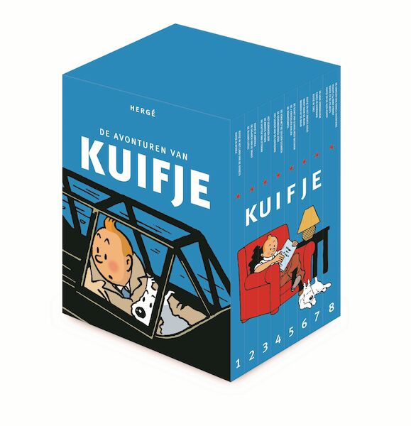 Verzamelbox Kuifje (blauw) - Hergé (ISBN 9789030374480)