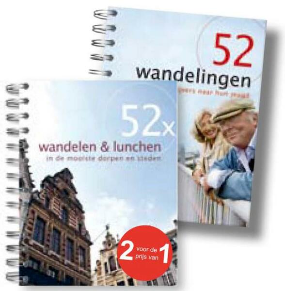 52 zondagen wandelen & lunchen plus gratis 52 wandelingen met schrijvers naar hun jeugd - Ellie Brik (ISBN 9789057674327)