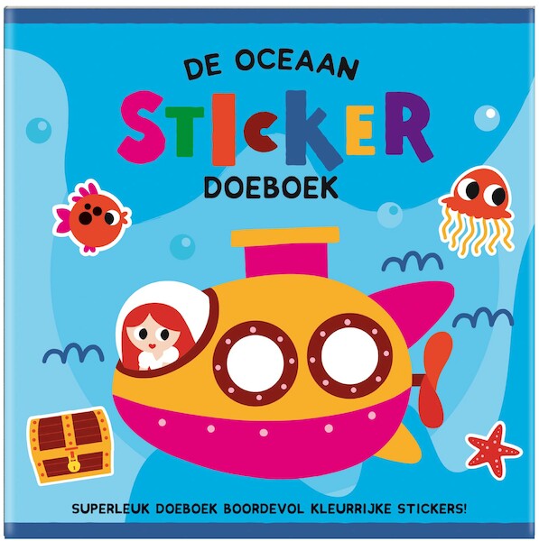 De Oceaan Sticker Doeboek - (set van 4) - Interstat (ISBN 9789464323191)