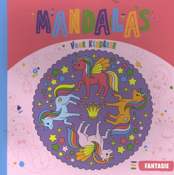 Mandala's voor kinderen - Fantasie - (ISBN 9789464322880)