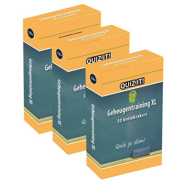 QUIZ IT - Geheugentraining XL, 3ex. - QT343 - (ISBN 9789086643912)