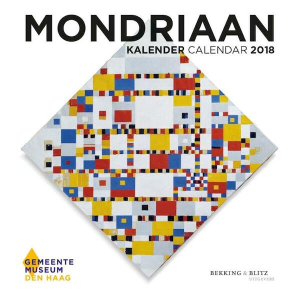Mondriaan maandkalender 2018 - (ISBN 8716951279342)