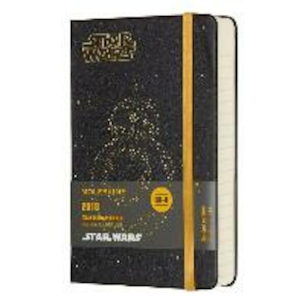 Moleskine 12 Monate Star Wars Tageskalender 2018, A6 Hard Cover, Schwarz - (ISBN 8055002855839)